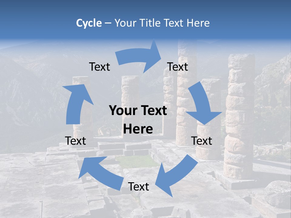 Rocky Site Monument PowerPoint Template