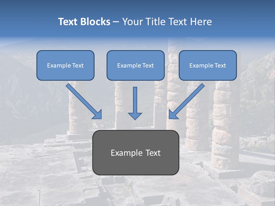 Rocky Site Monument PowerPoint Template