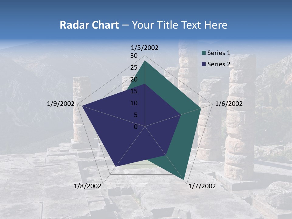 Rocky Site Monument PowerPoint Template