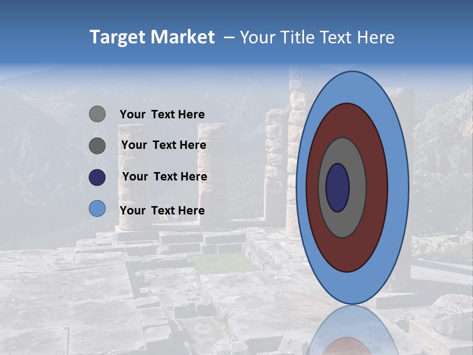 Rocky Site Monument PowerPoint Template