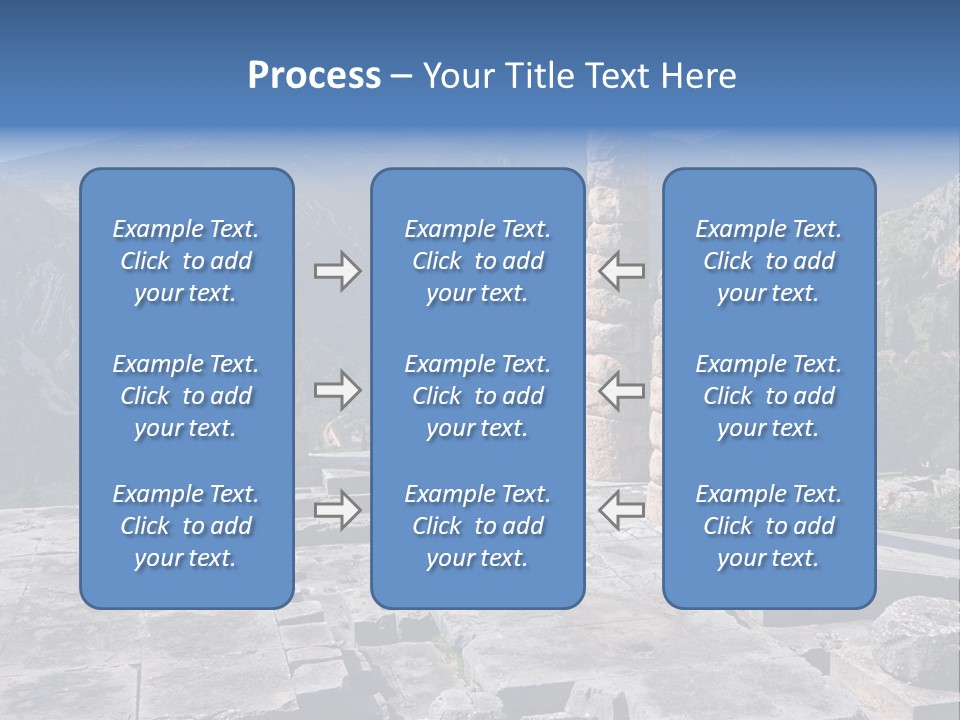 Rocky Site Monument PowerPoint Template