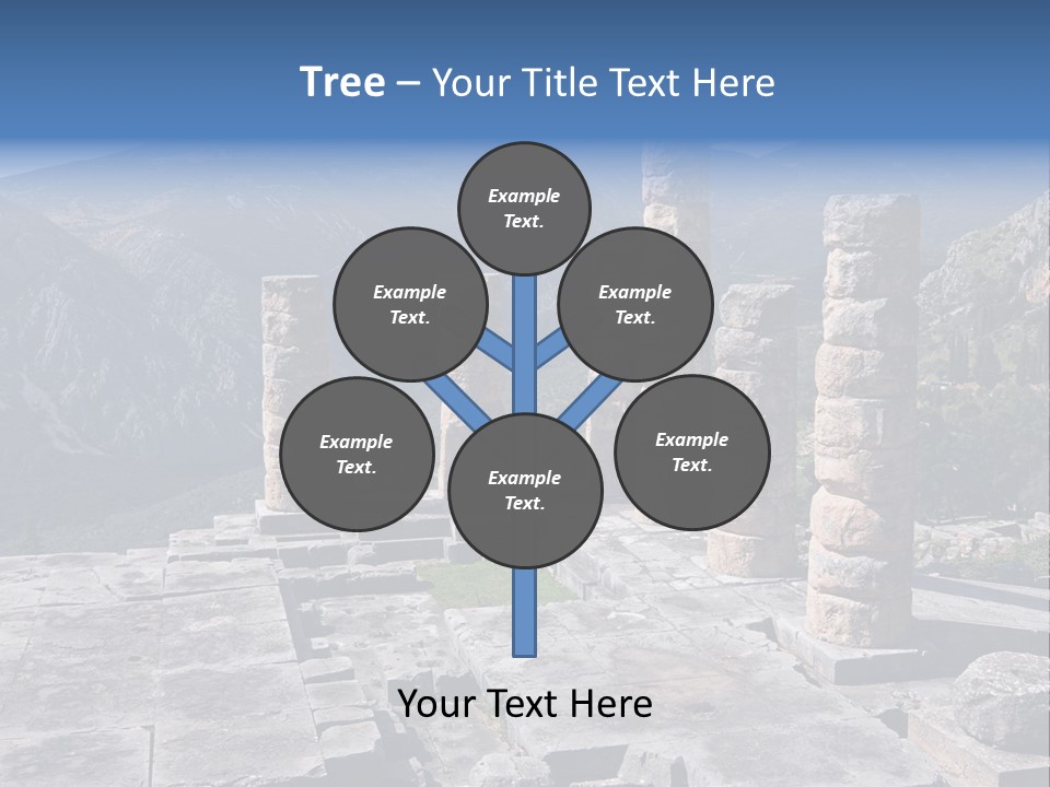 Rocky Site Monument PowerPoint Template