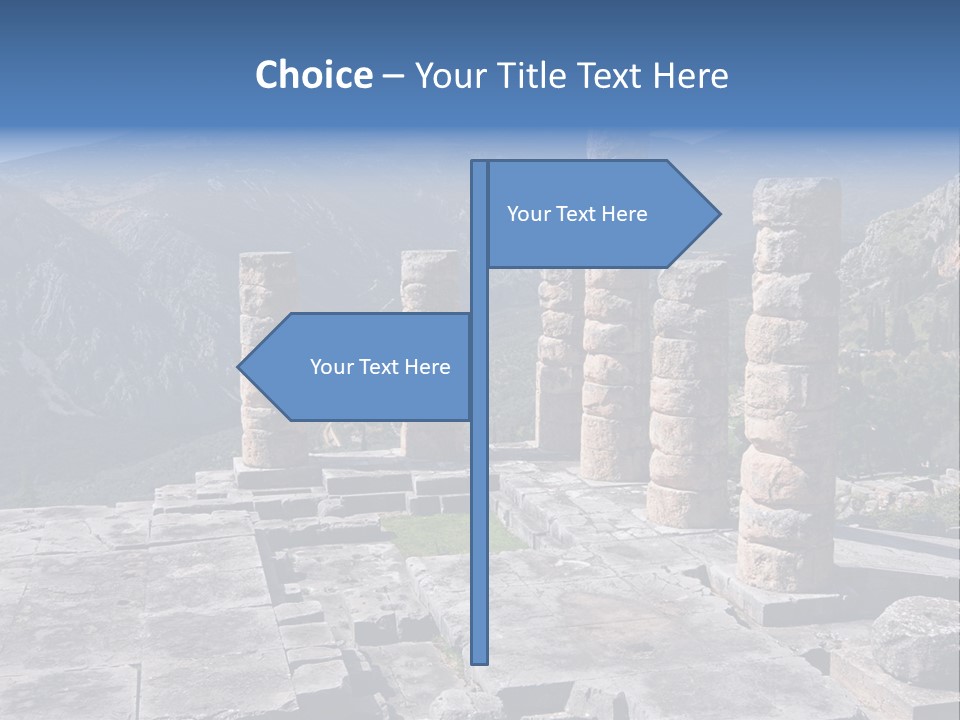 Rocky Site Monument PowerPoint Template