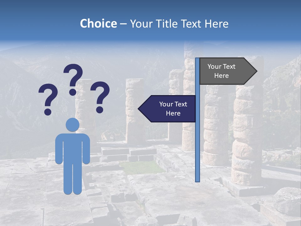 Rocky Site Monument PowerPoint Template