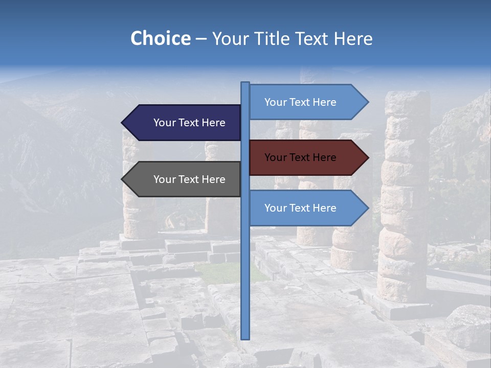 Rocky Site Monument PowerPoint Template