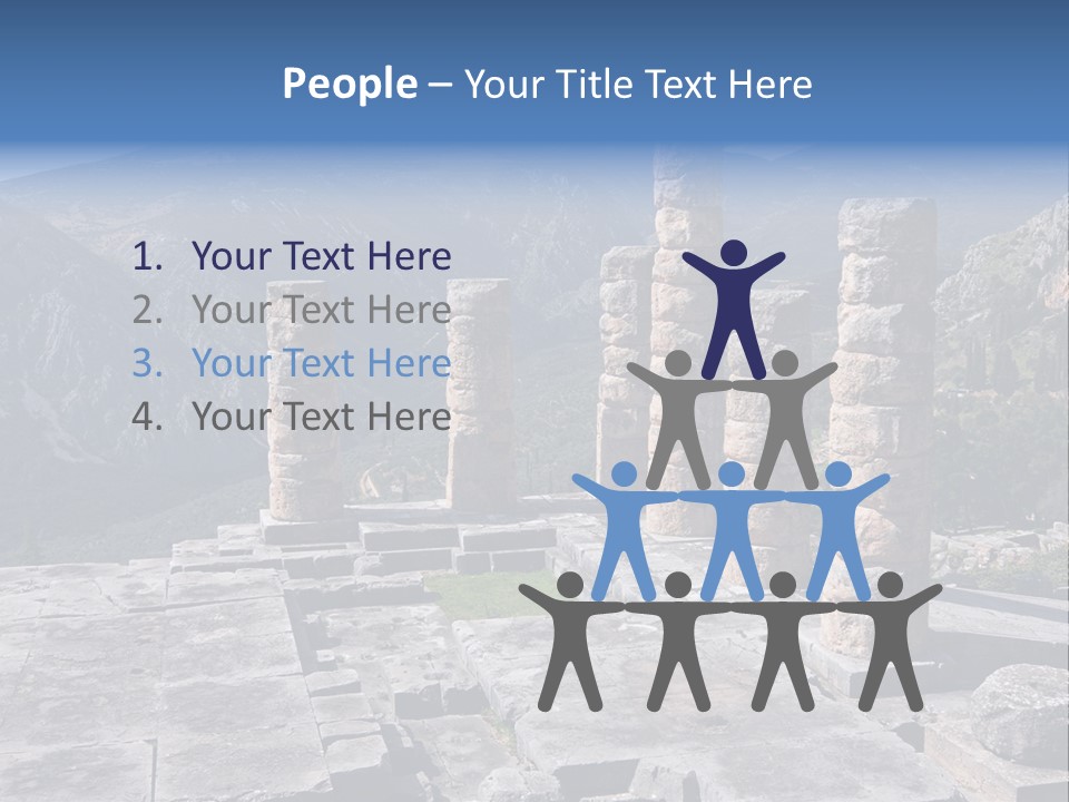 Rocky Site Monument PowerPoint Template