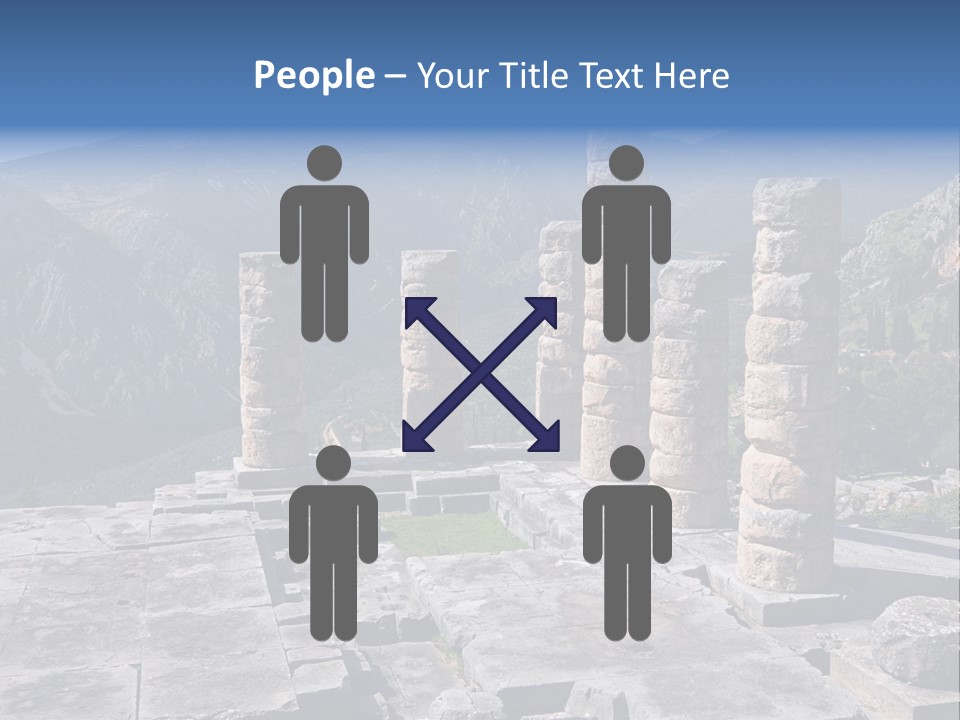 Rocky Site Monument PowerPoint Template