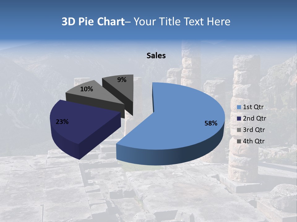 Rocky Site Monument PowerPoint Template