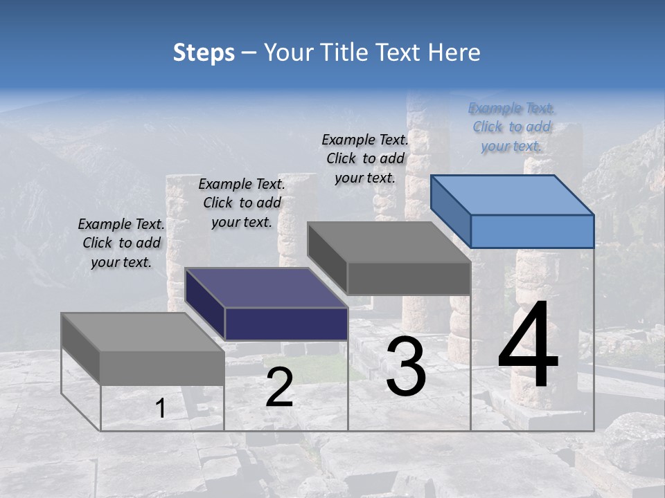 Rocky Site Monument PowerPoint Template