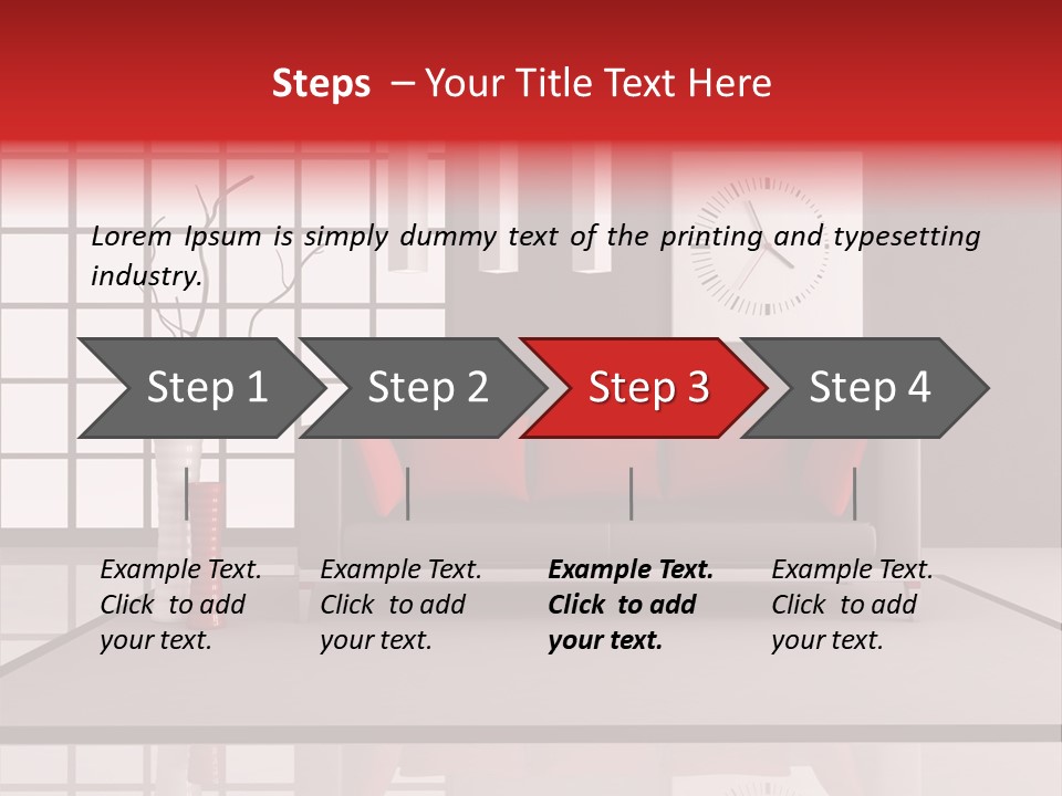 Relax Home Lounge PowerPoint Template