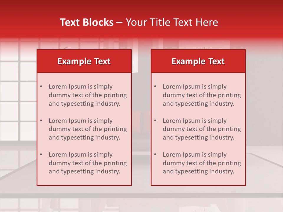 Relax Home Lounge PowerPoint Template