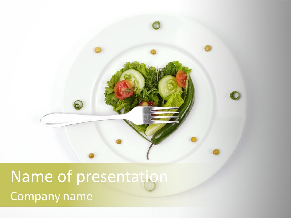 Onions Meal Nutrition PowerPoint Template