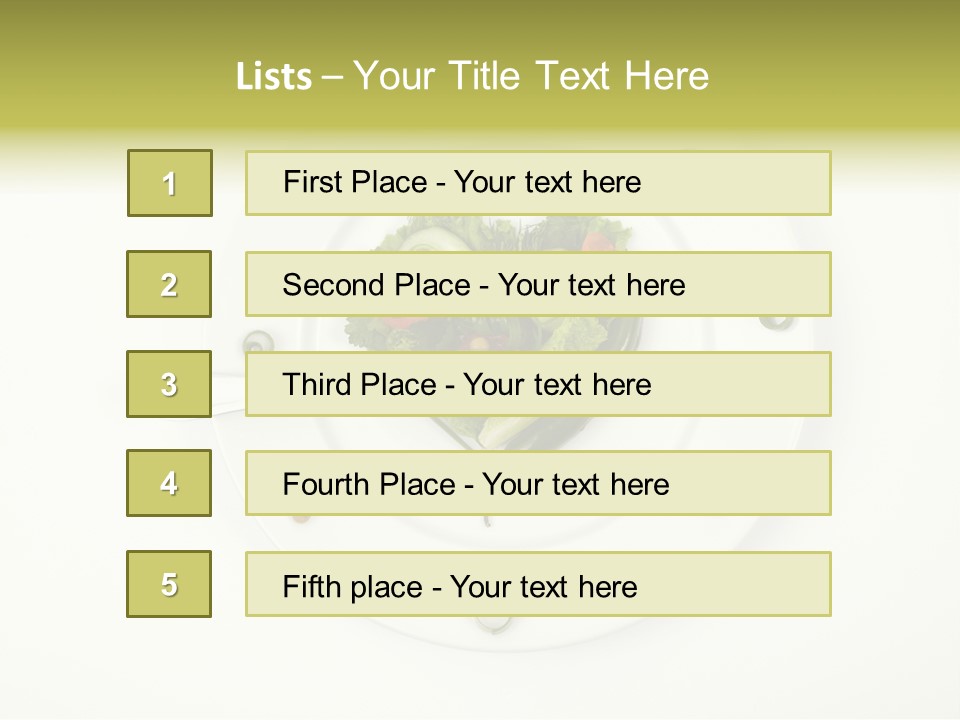 Onions Meal Nutrition PowerPoint Template