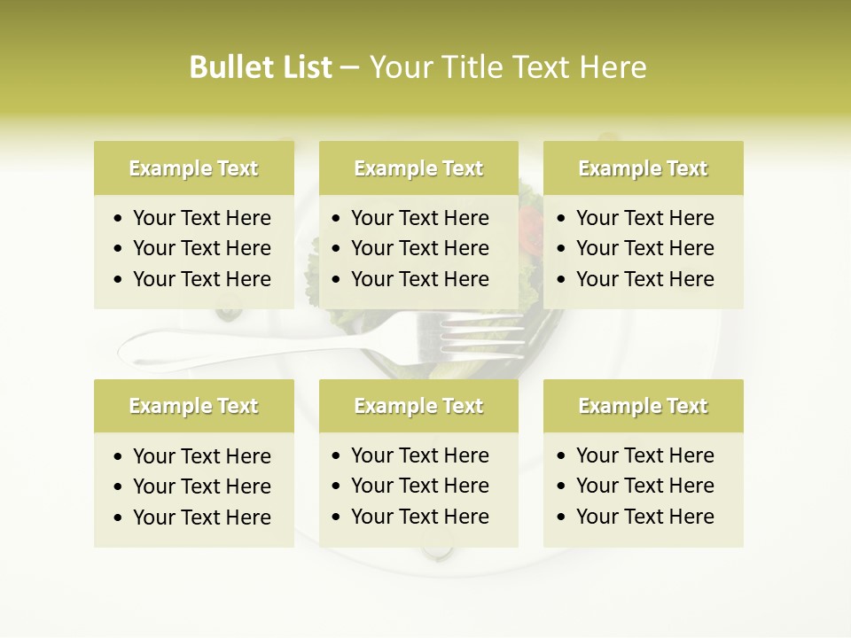 Onions Meal Nutrition PowerPoint Template