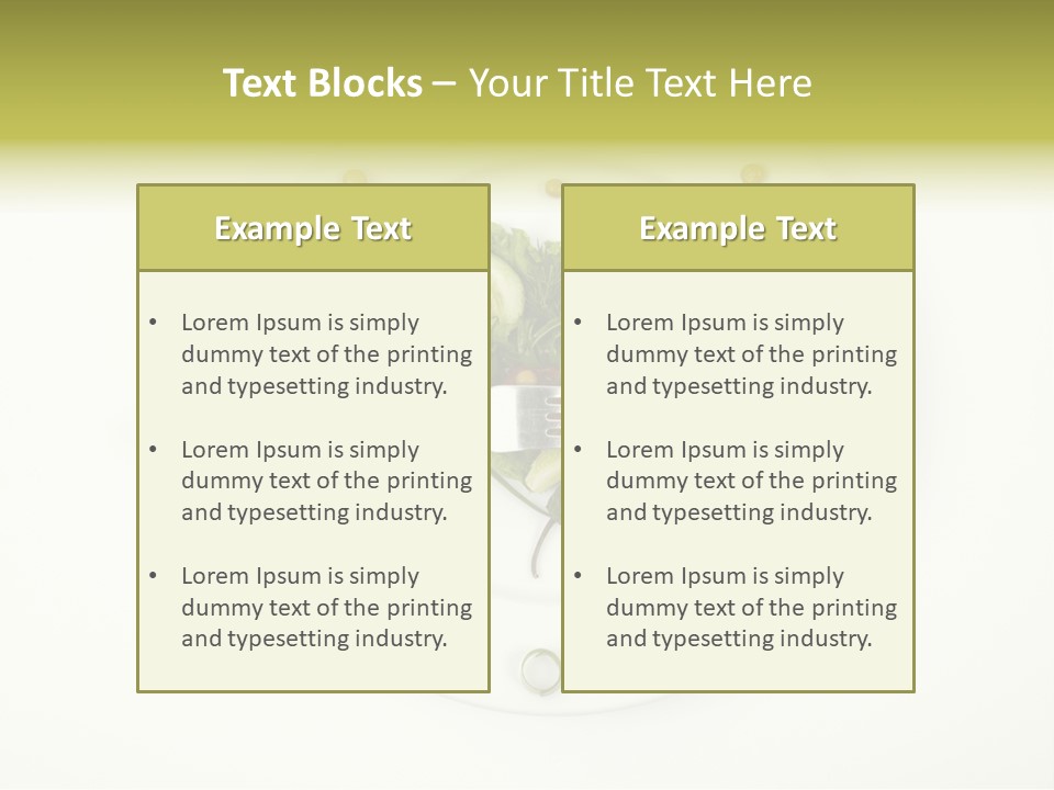 Onions Meal Nutrition PowerPoint Template