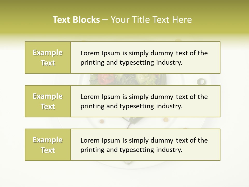 Onions Meal Nutrition PowerPoint Template