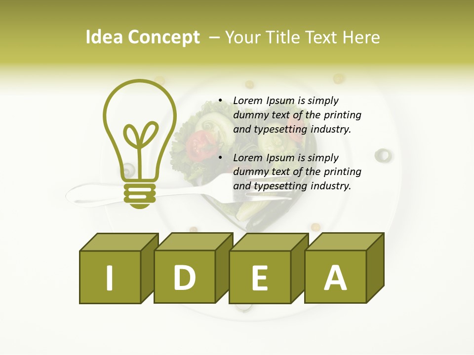 Onions Meal Nutrition PowerPoint Template