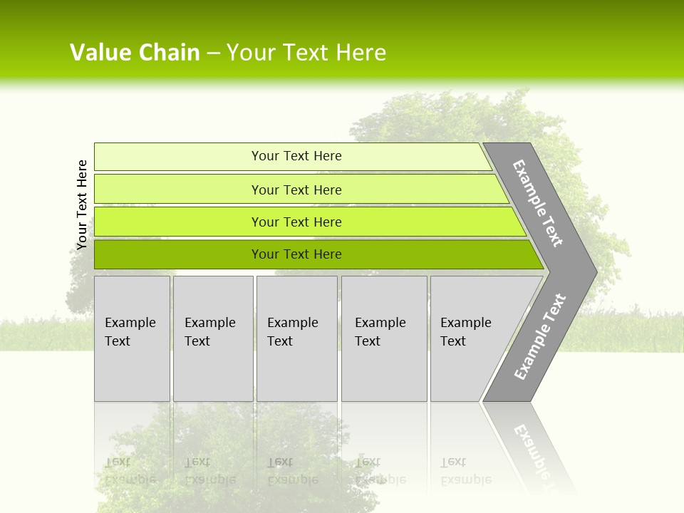 Isolated Leafy Summer PowerPoint Template