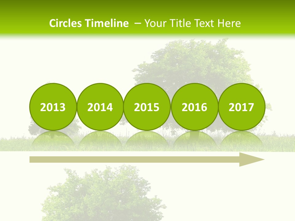 Isolated Leafy Summer PowerPoint Template