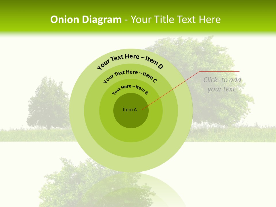 Isolated Leafy Summer PowerPoint Template