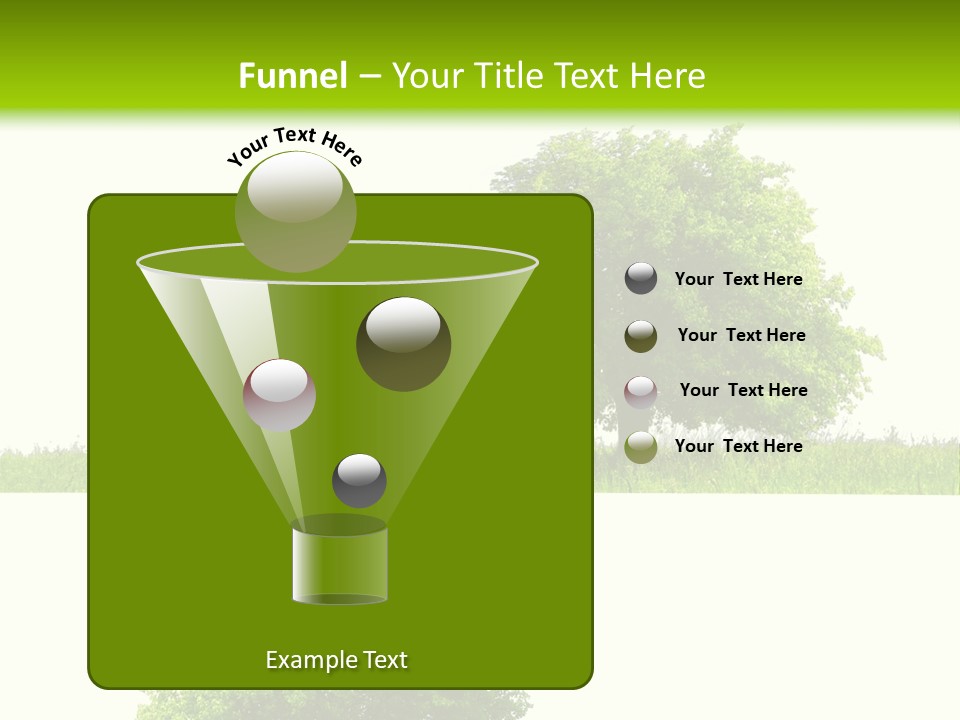 Isolated Leafy Summer PowerPoint Template