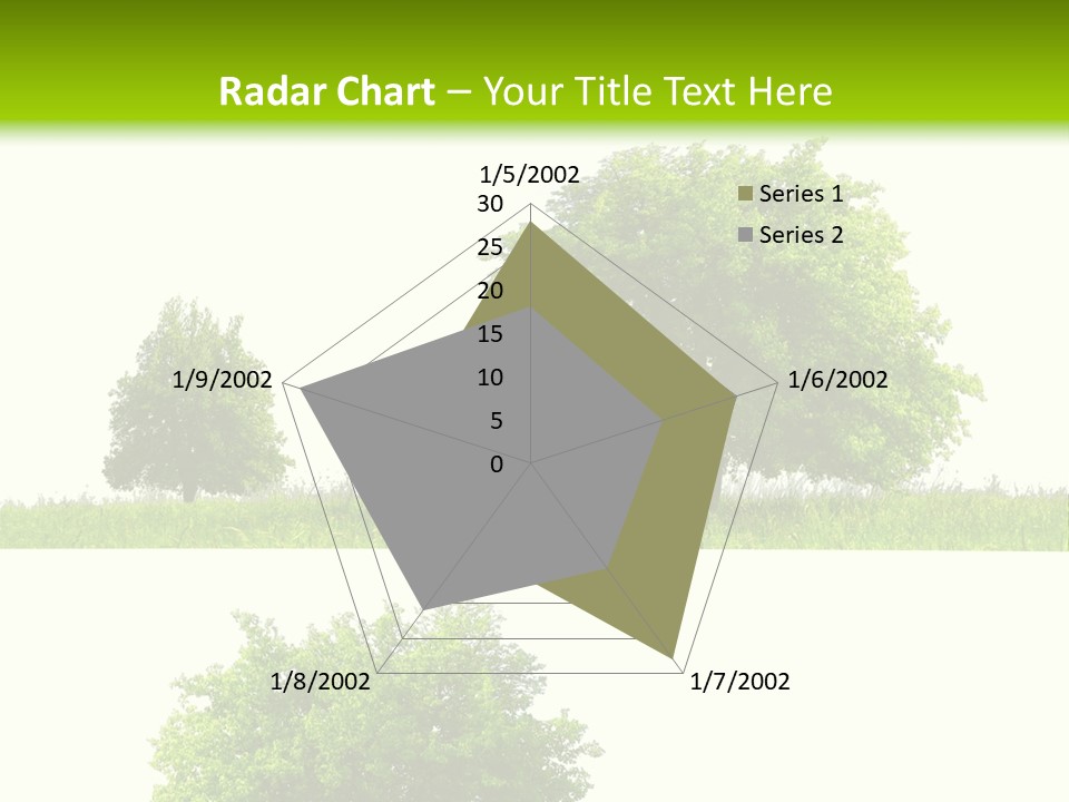 Isolated Leafy Summer PowerPoint Template