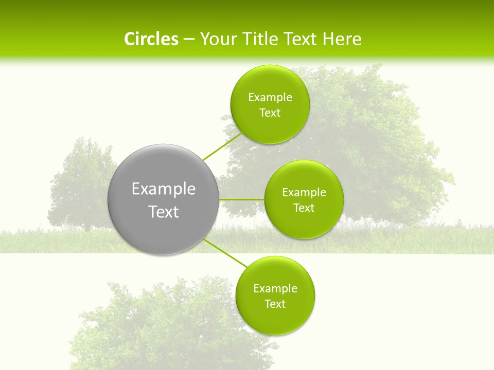 Isolated Leafy Summer PowerPoint Template