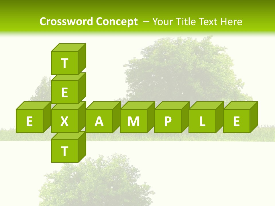 Isolated Leafy Summer PowerPoint Template