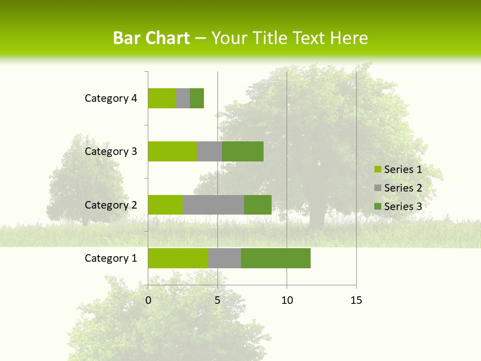 Isolated Leafy Summer PowerPoint Template