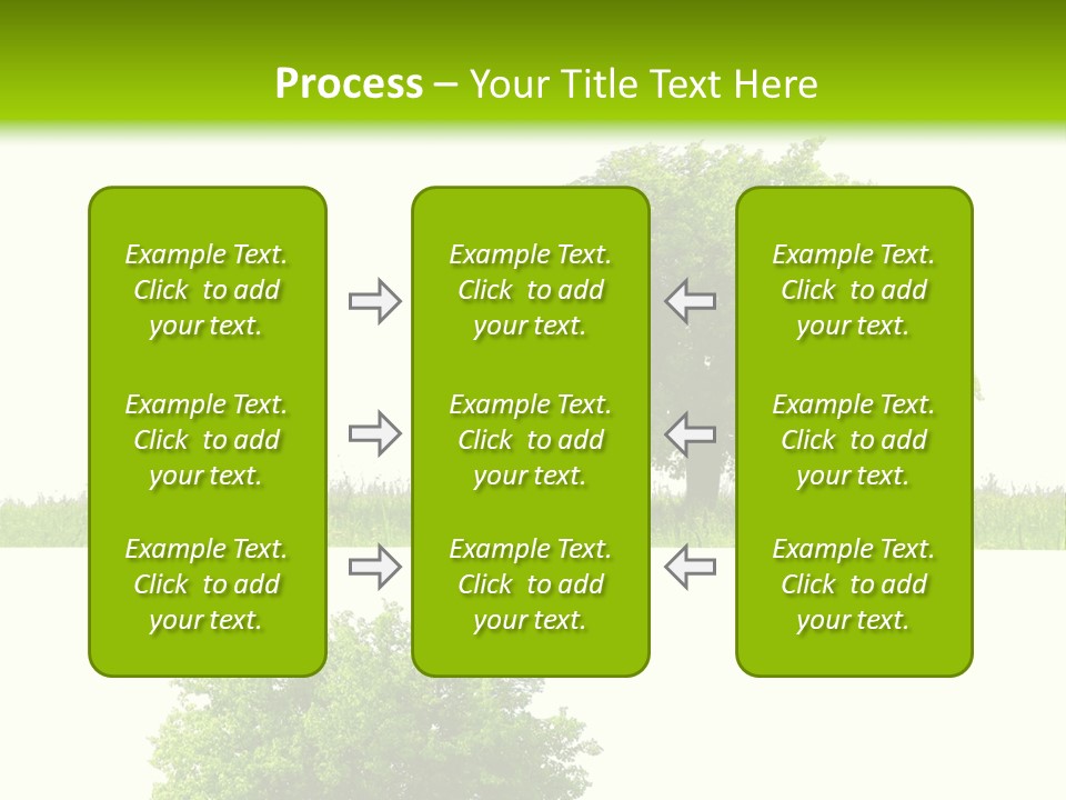 Isolated Leafy Summer PowerPoint Template