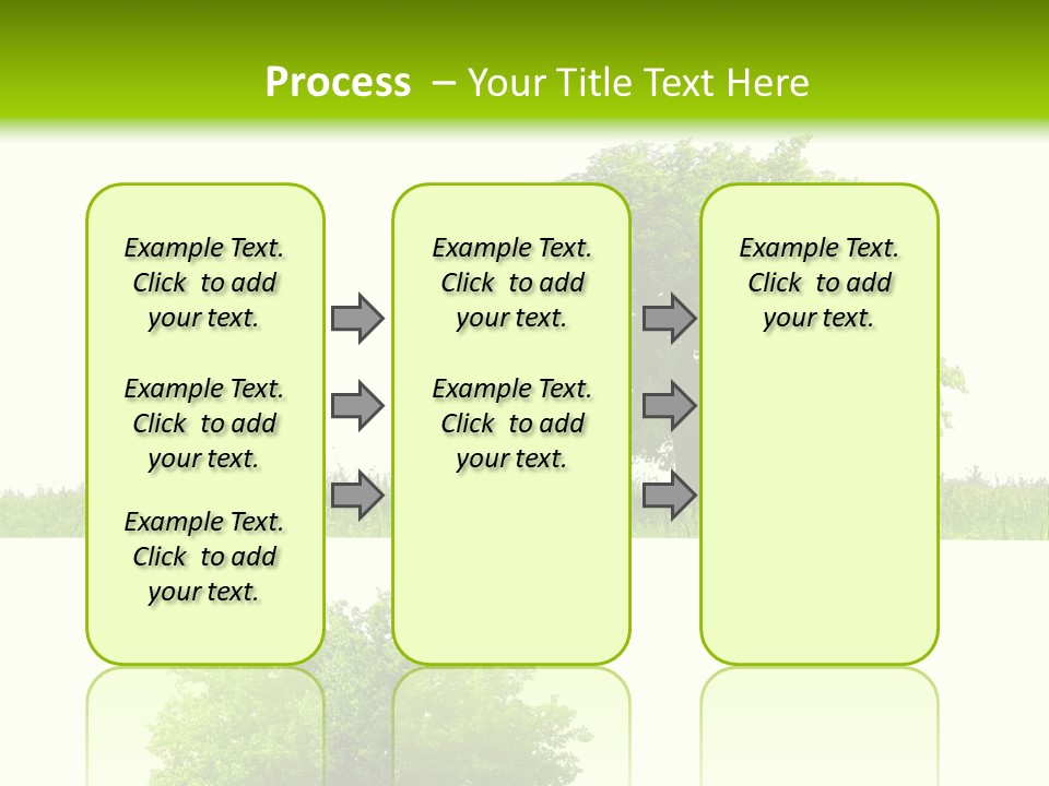 Isolated Leafy Summer PowerPoint Template