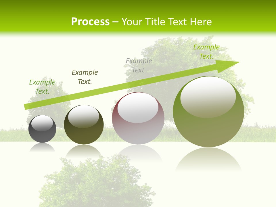 Isolated Leafy Summer PowerPoint Template