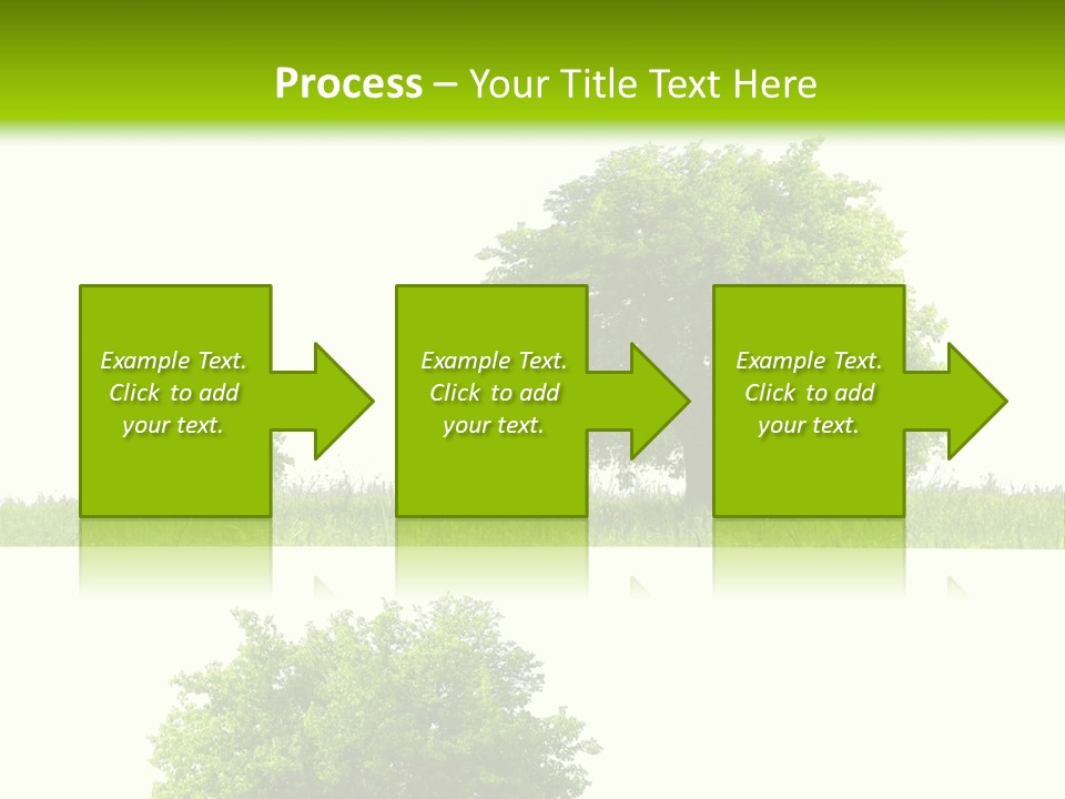 Isolated Leafy Summer PowerPoint Template