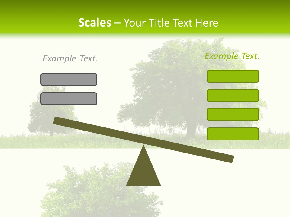 Isolated Leafy Summer PowerPoint Template