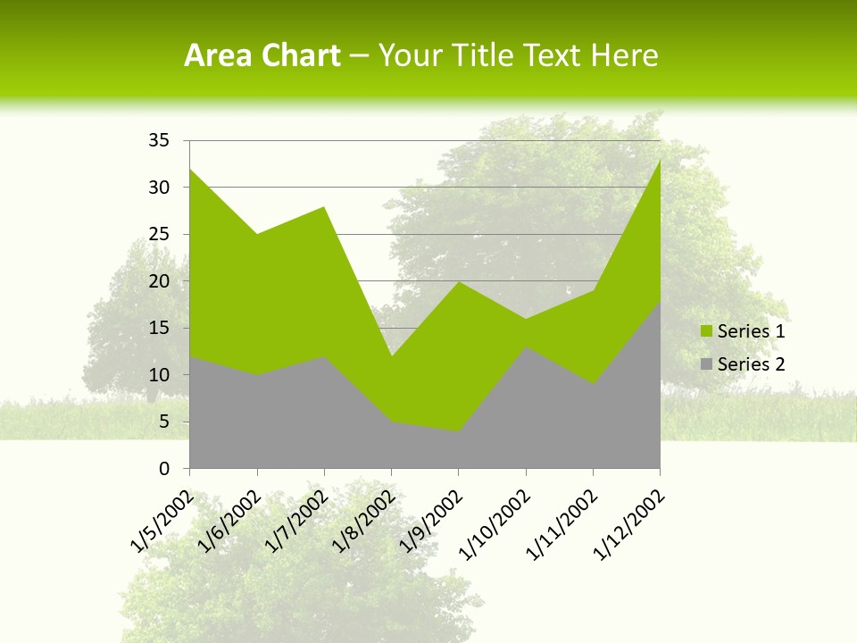 Isolated Leafy Summer PowerPoint Template