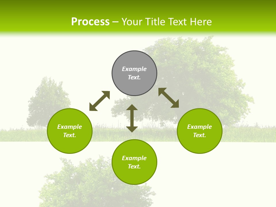 Isolated Leafy Summer PowerPoint Template