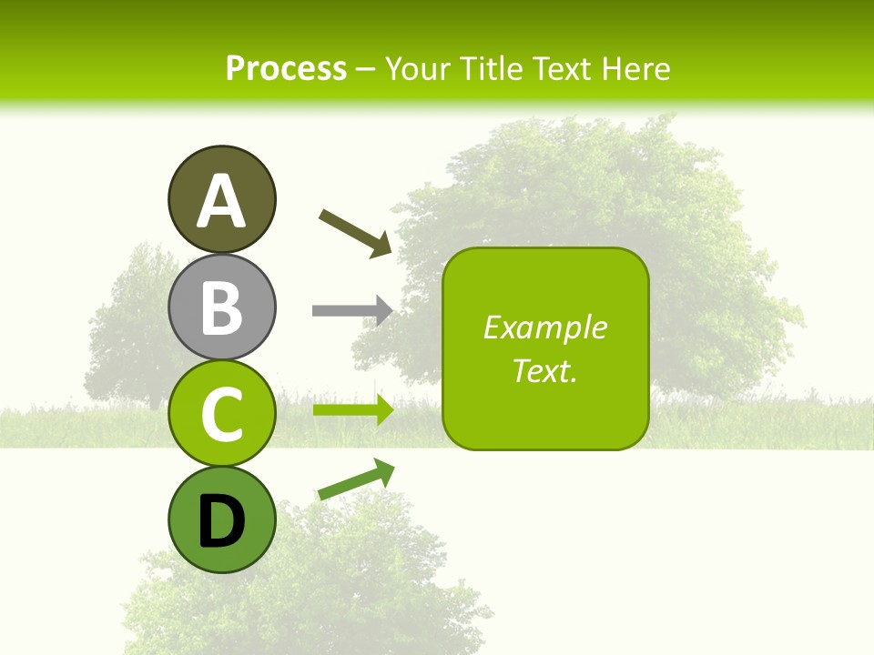 Isolated Leafy Summer PowerPoint Template