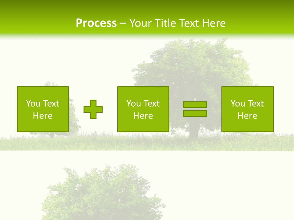Isolated Leafy Summer PowerPoint Template