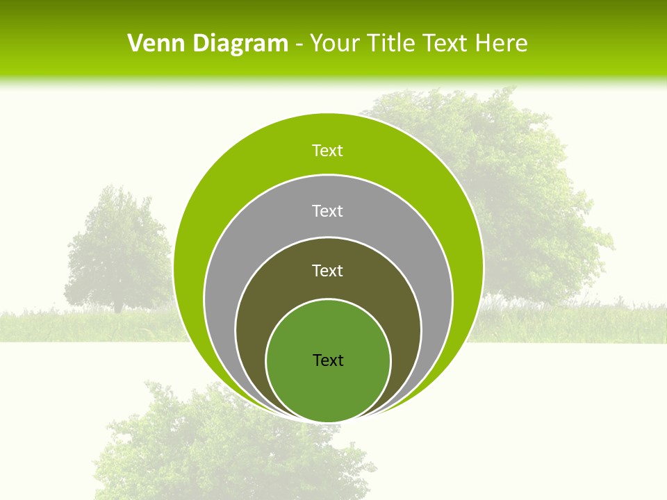 Isolated Leafy Summer PowerPoint Template
