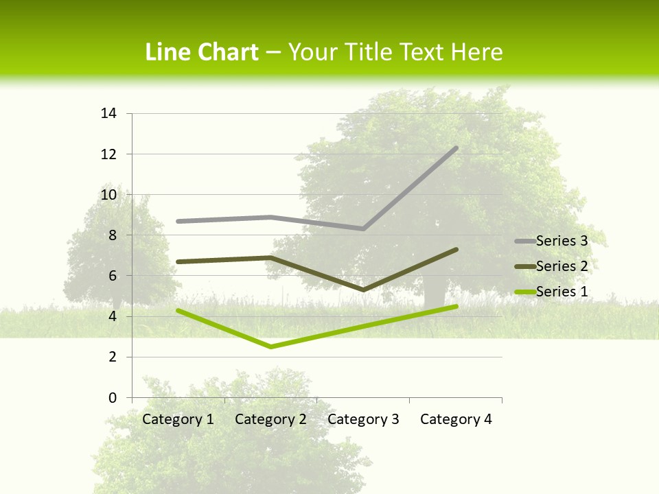 Isolated Leafy Summer PowerPoint Template