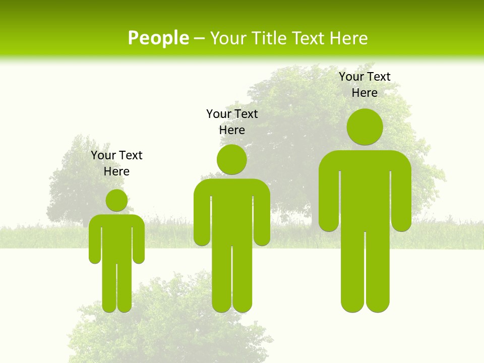 Isolated Leafy Summer PowerPoint Template