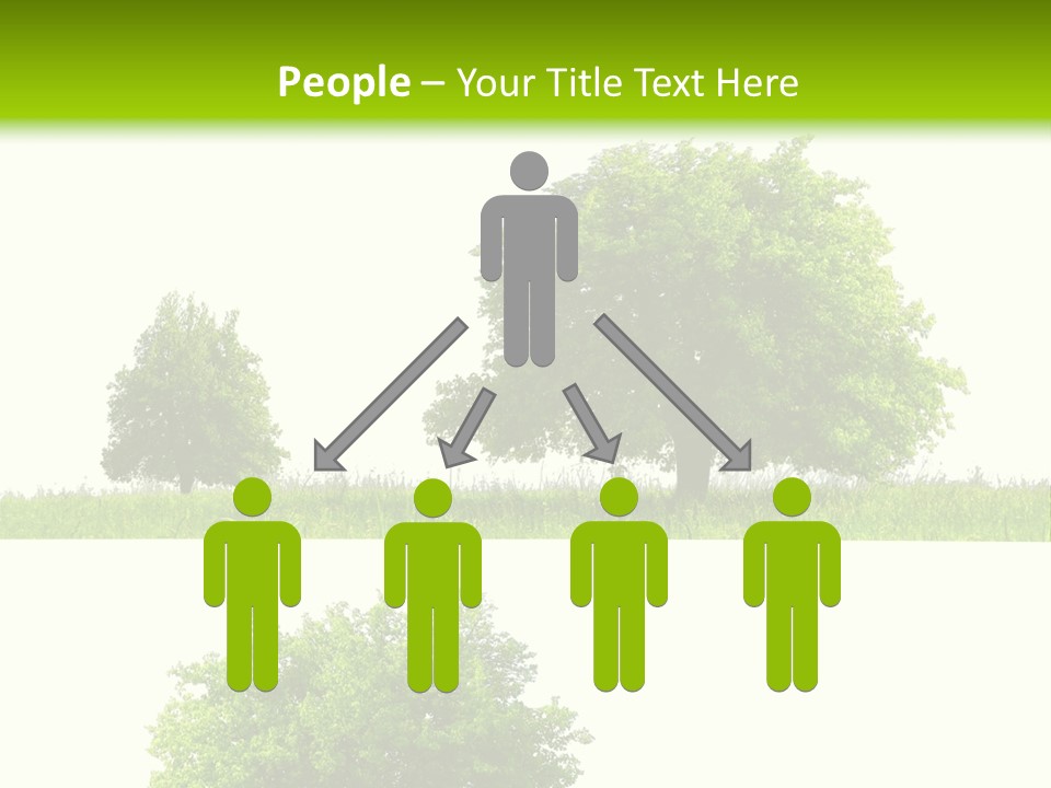 Isolated Leafy Summer PowerPoint Template