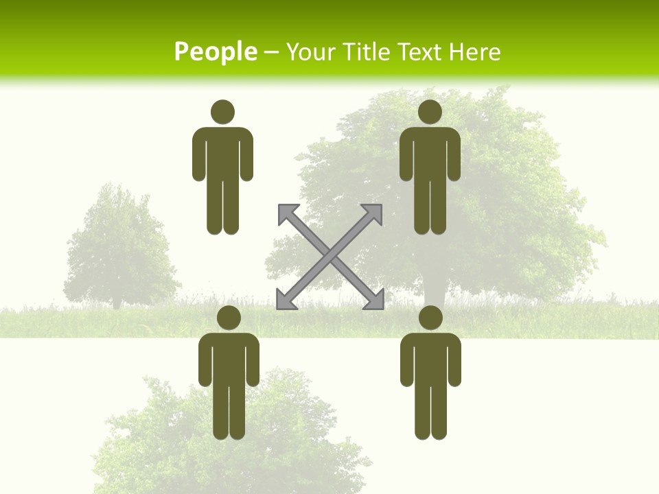 Isolated Leafy Summer PowerPoint Template