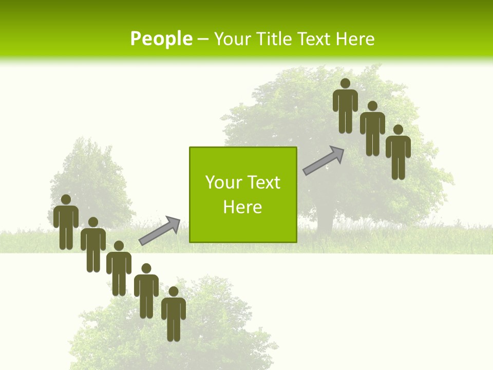 Isolated Leafy Summer PowerPoint Template