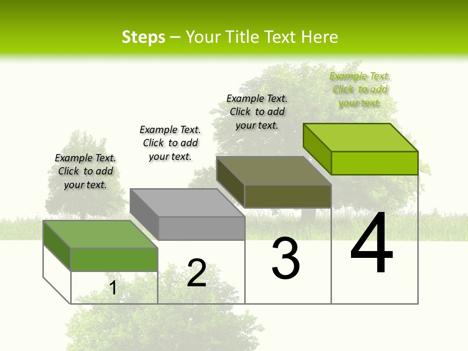 Isolated Leafy Summer PowerPoint Template