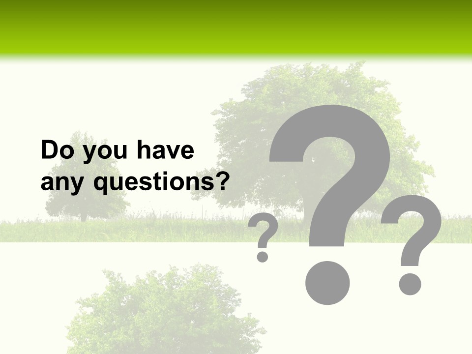 Isolated Leafy Summer PowerPoint Template