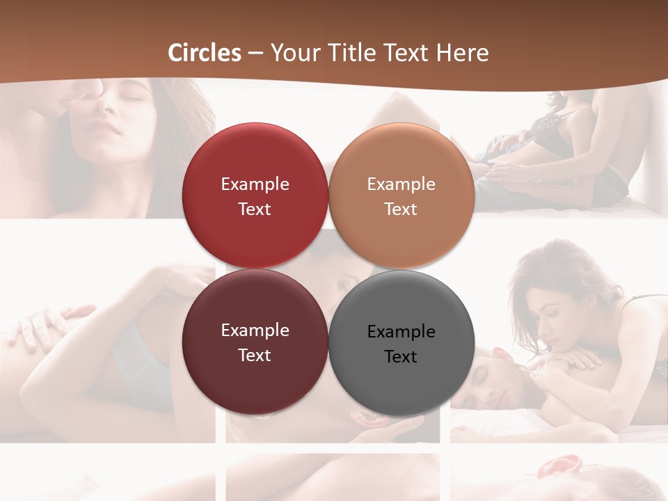 Woman Erotic Family PowerPoint Template