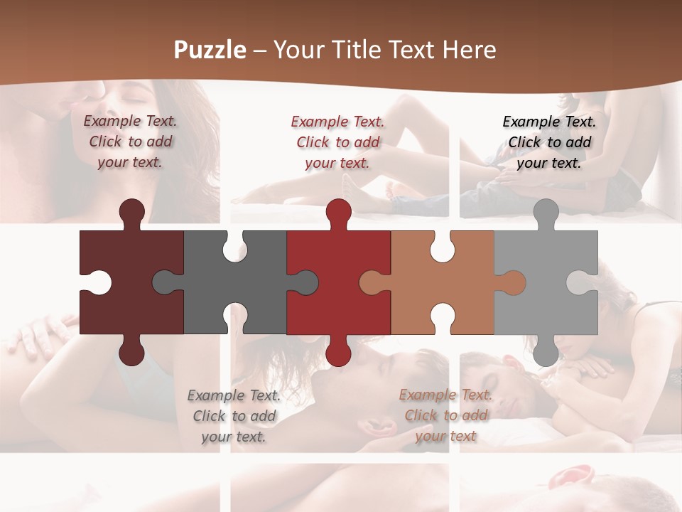 Woman Erotic Family PowerPoint Template