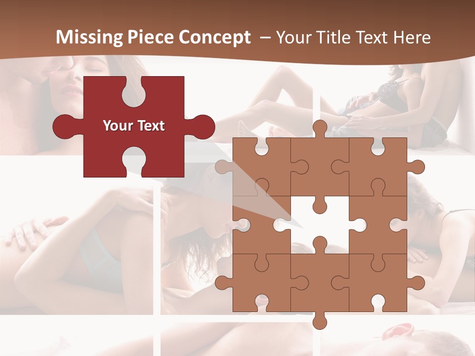 Woman Erotic Family PowerPoint Template
