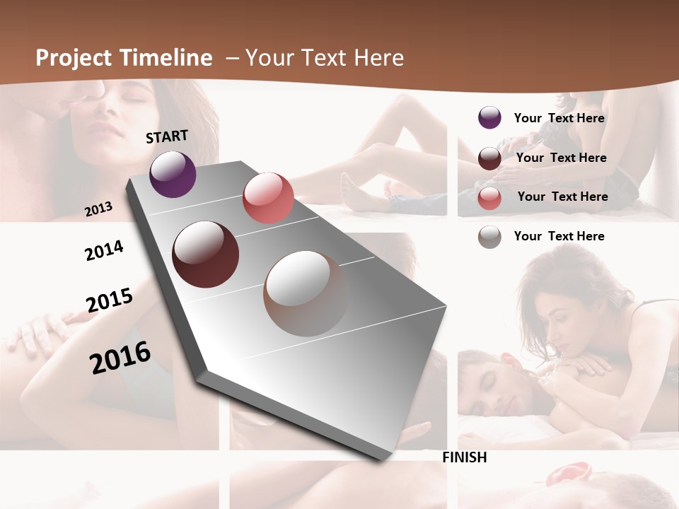 Woman Erotic Family PowerPoint Template